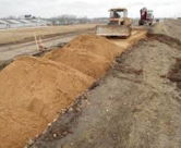 Method Statement was elaborated for the placement of sandy drainage layer